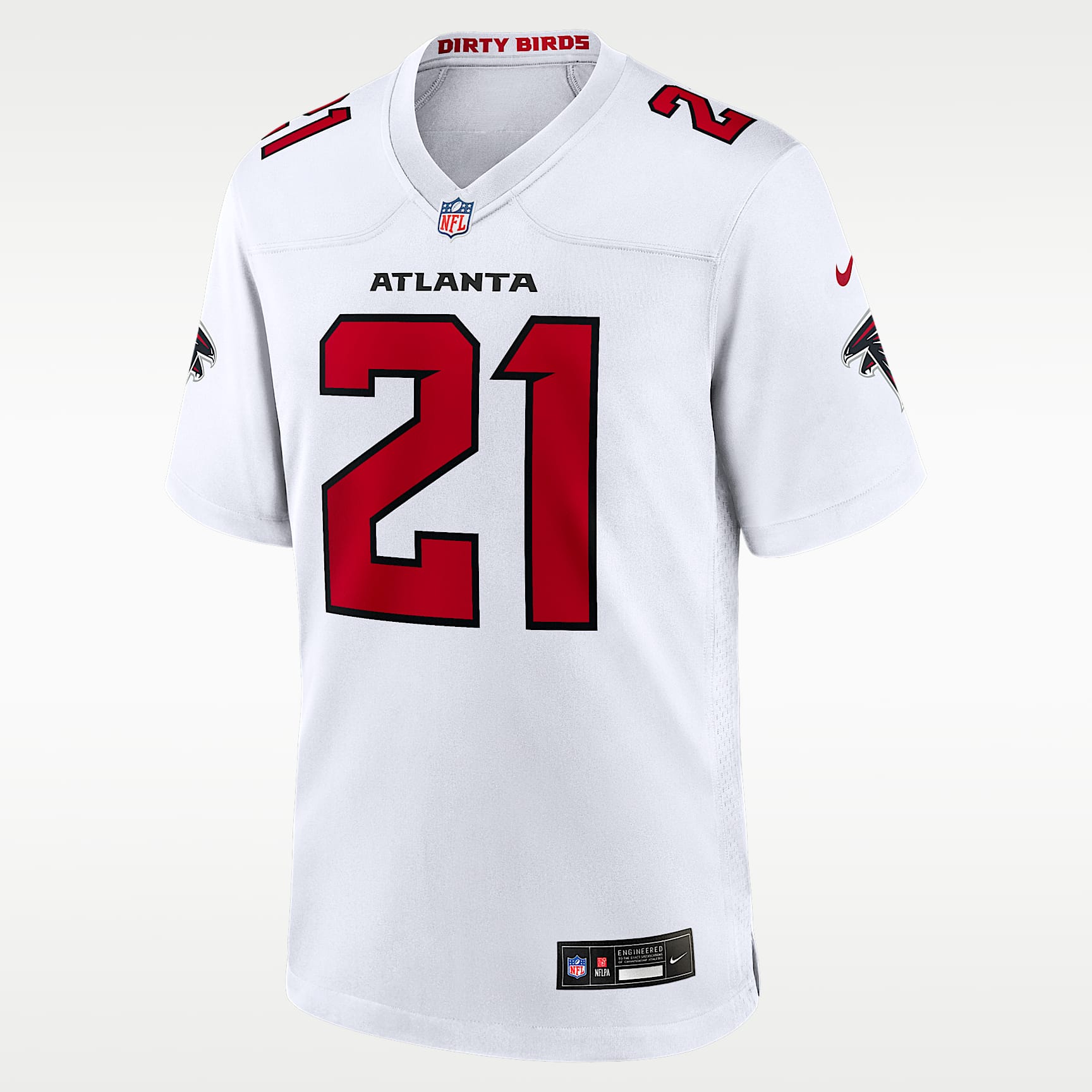 Deion Sanders Atlanta Falcons Retired Men's Nike NFL Game Jersey